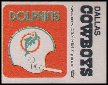 Miami Dolphins Helmet Dallas Cowboys Name